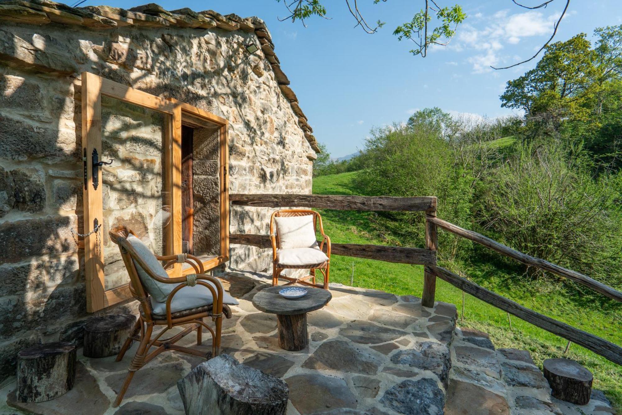 Vivienda Pasiega Lo Lucas 1920 San Roque de Ríomiera Dış mekan fotoğraf