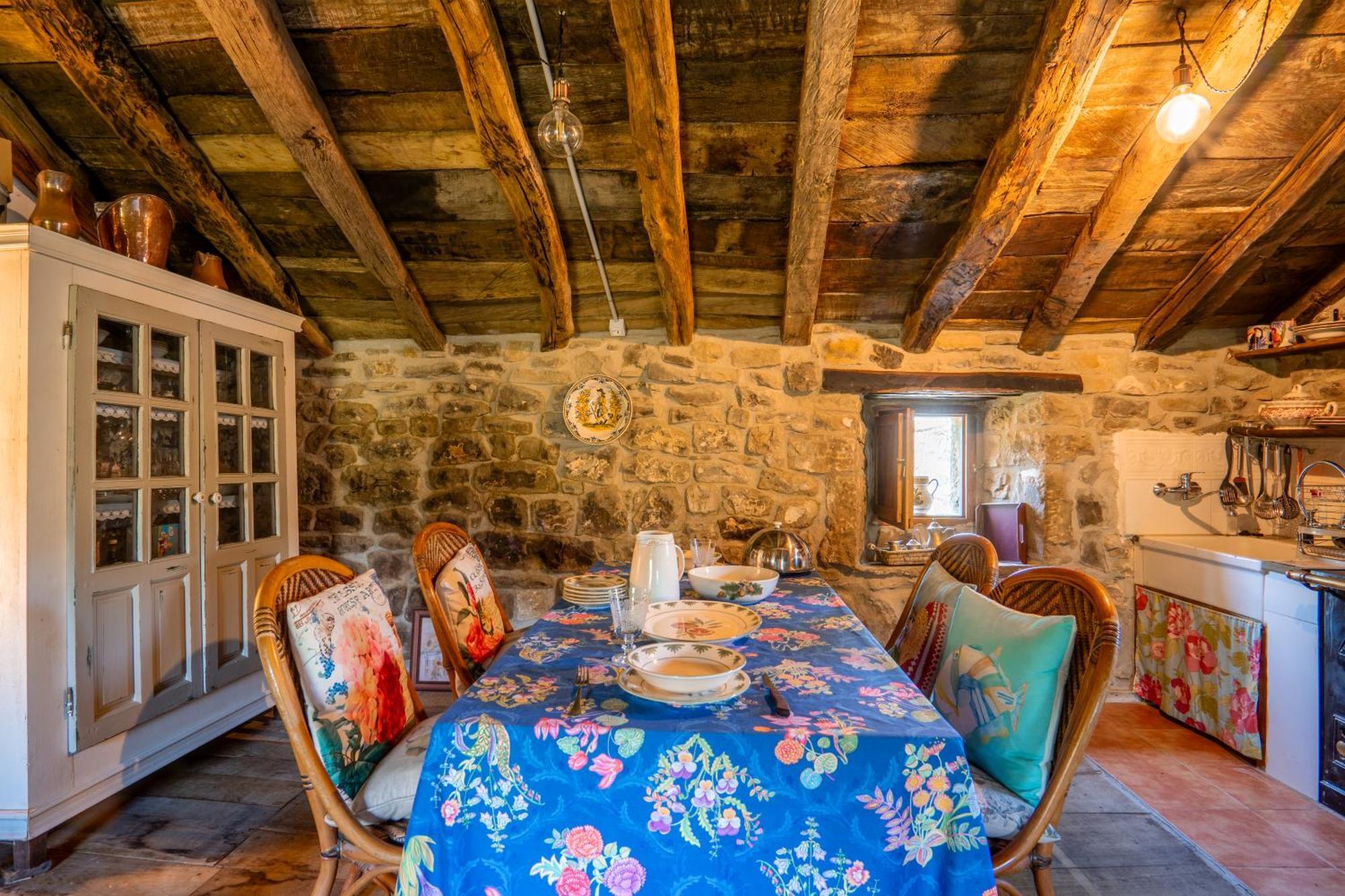 Vivienda Pasiega Lo Lucas 1920 San Roque de Ríomiera Dış mekan fotoğraf